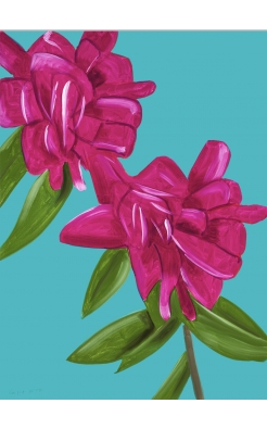 Alex Katz, Peonies, 2021