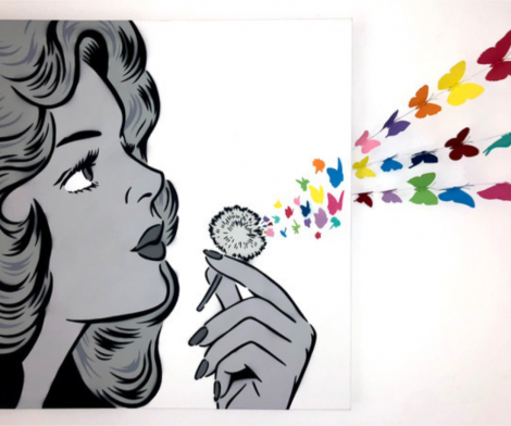 Rich Simmons, Rainbow Blow My Mind Butterflies, 2018 Rich Simmons, Rainbow Blow My Mind Butterflies, 2018