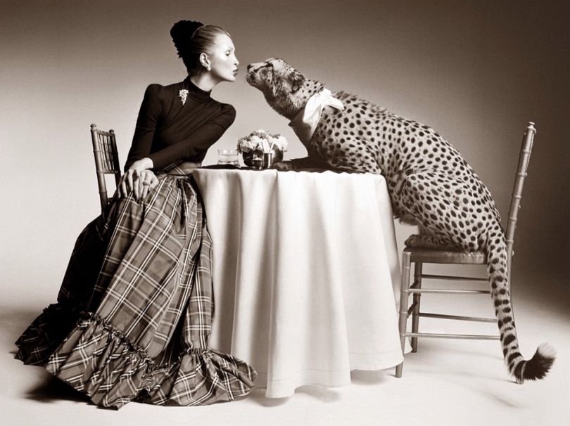 Neal Barr, Pat McGuire in Oscar de la Renta, National Ad for Revlon Neal Barr, Pat McGuire in Oscar de la Renta, National Ad for Revlon