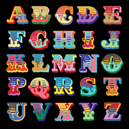 Ben Eine, Circus Alphabet, 2017 Ben Eine, Circus Alphabet, 2017