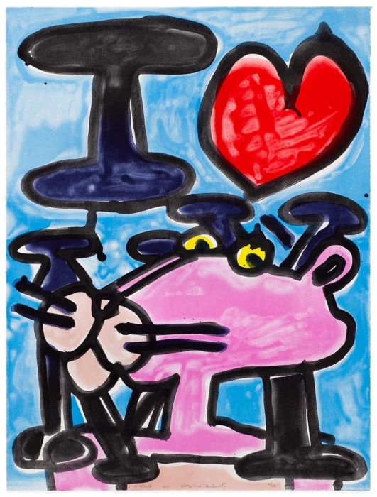 Katherine Bernhardt, I Love New York, 2021 Katherine Bernhardt, I Love New York, 2021