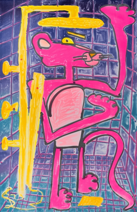 Katherine Bernhardt, Shower Power, 2023 Katherine Bernhardt, Shower Power, 2023