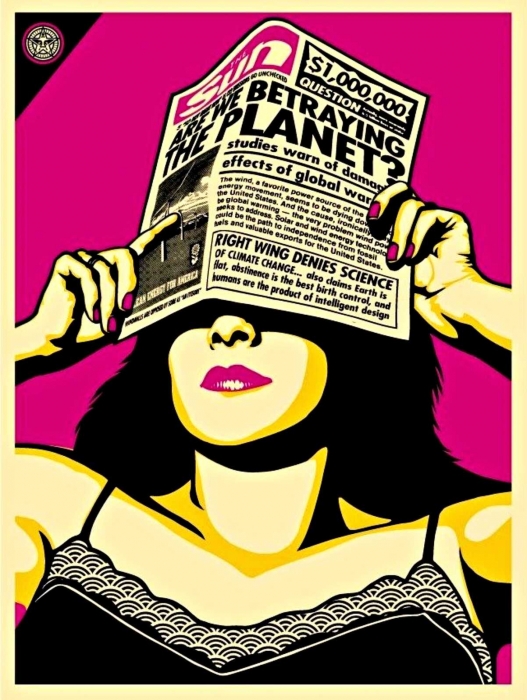 Shepard Fairey, Global Warning - Andy Warhol Edition, 2009