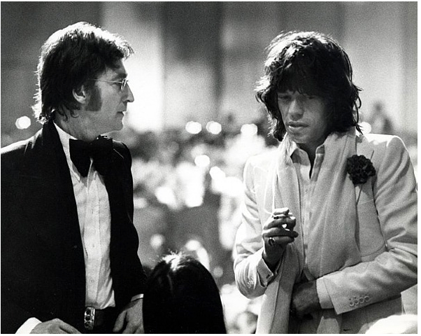 Ron Galella, John Lennon and Mick Jagger Ron Galella, John Lennon and Mick Jagger