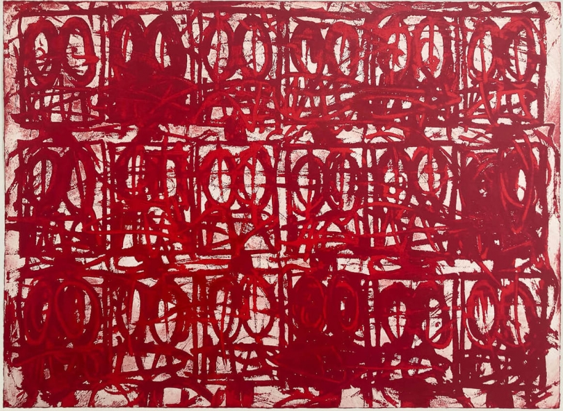 Rashid Johnson, Untitled Anxious Red, 2021
