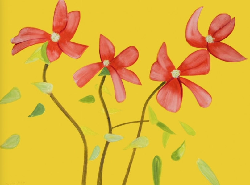 Alex Katz, Red Dogwood 1, 2021 Alex Katz, Red Dogwood 1, 2021