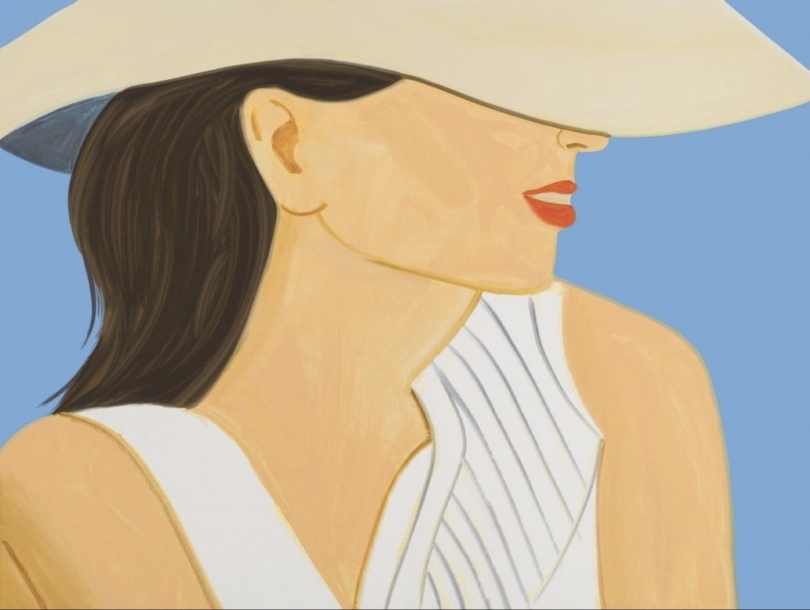 Alex Katz, Vivian with Hat, 2021 Alex Katz, Vivian with Hat, 2021