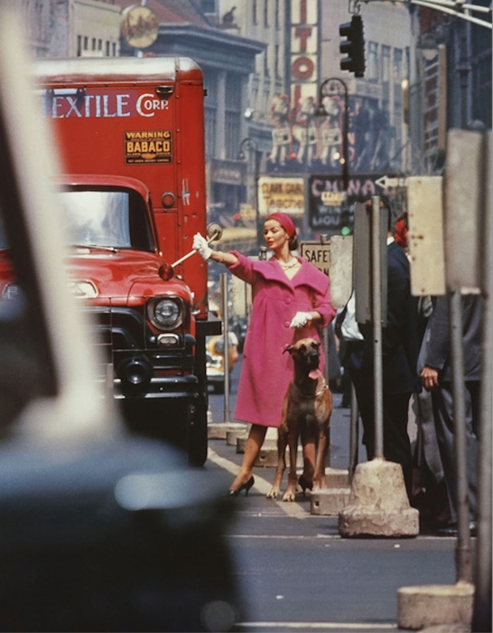 William Klein, Dolores wants a taxi, New York (Vogue), 1958 William Klein, Dolores wants a taxi, New York (Vogue), 1958