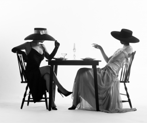 Tyler Shields, Girls Night Out Silhouette, 2021 Tyler Shields, Girls Night Out Silhouette, 2021